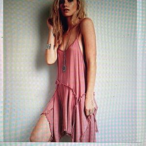 Intimately FREE People raw hem dress D219